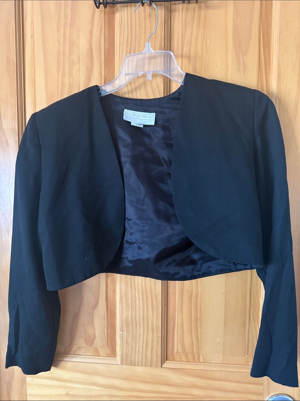 Cropped Black Women's Jacket Bolero